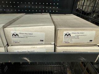 8x Deurklink met schild 3* SKG