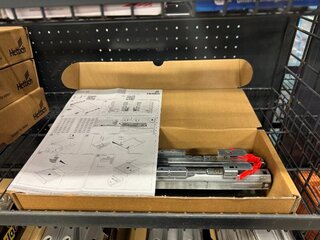 10x Set ladegeleiders keukenkast Hettich