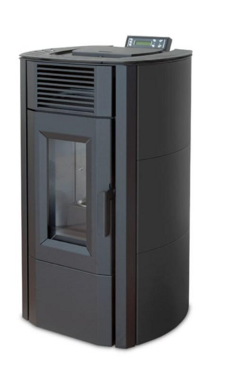 Pellethaard vrijstaand 10kW , ESWO135, zwart