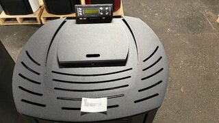 Pellethaard vrijstaand 10kW , ESWO135, wit