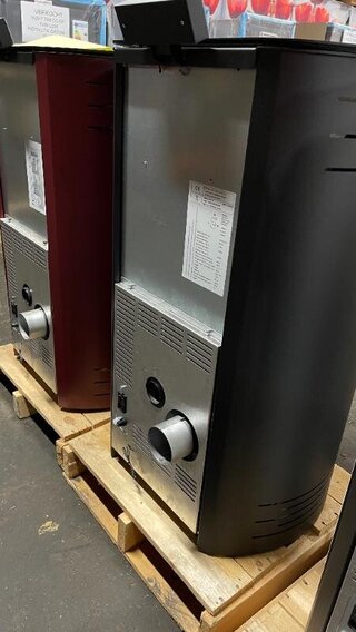 Pellethaard vrijstaand 10kW, ESER13 , zwart