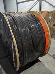 8x 1250 meter Kabelhaspel met glasvezel beschermbuis Microfocus, DuraM