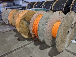 9x kabelhaspel DB buis 1x 7/4mm