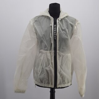Regenjas, maat 44 Givenchy, Transparant Zip Up Windbreaker