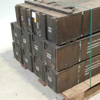 11x Houten transportkist