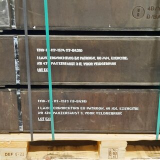 19x Houten transportkist