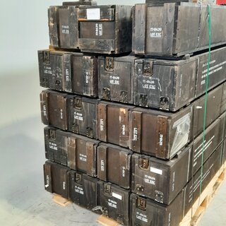 19x Houten transportkist