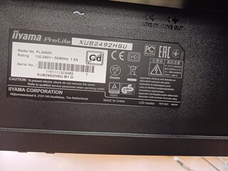2x Monitor Iiyama Pro Lite 24″, met dockingstation USB-C Multi-Stream