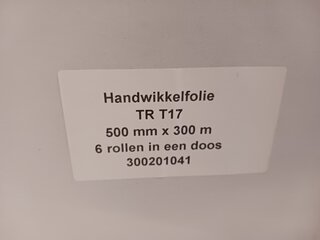 40x Rol wikkelfolie 500mmx300m