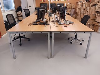4x Bureau opstelling