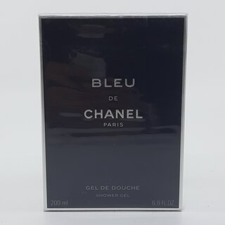 3x Douche gel, 200 ml Chanel, Bleu de Chanel