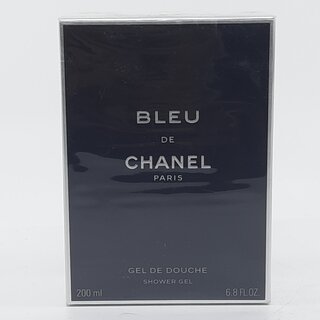 3x Douche gel, 200 ml Chanel, Bleu de Chanel