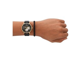1x Armani Exchange Horlogegeschenkset met Armband 42 mm – Zwart Armani