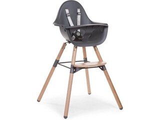 1x CHILDHOME Kinderstoel 2-in-1 Evolu 2 antraciet Childhome