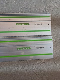 2x Geleidelineaal Festool, FS1400/2