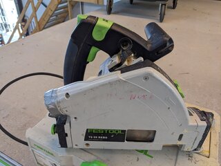 Inval cirkelzaag met geleidlineaal Festool, TS55 REBW-plus, bouwjaar 2