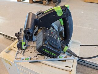 Inval cirkelzaag met geleidlineaal Festool, TS55 REBW-plus, bouwjaar 2