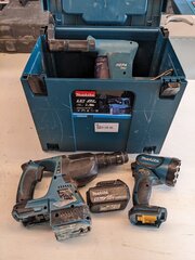 Accu gereedschapset Makita