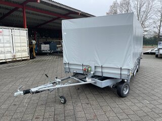 Schamelaanhangwagen<br /> met huif FRIPAAN, ZSWT35
