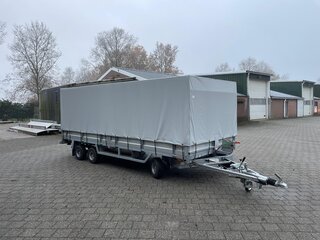 Schamelaanhangwagen<br /> met huif FRIPAAN, ZSWT35
