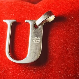 Pendant - Staal met .750 goud