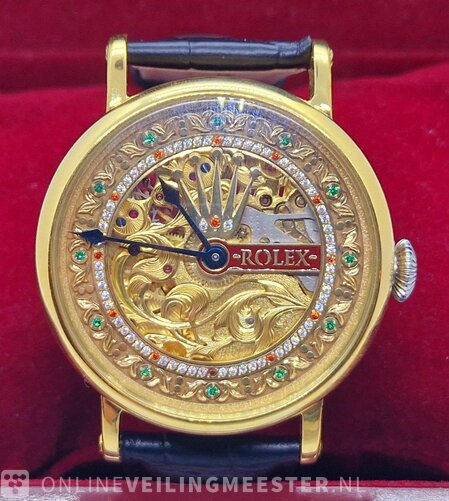 Horloge Antiek Rolex Uurwerk (1939) Volledig Geserviced