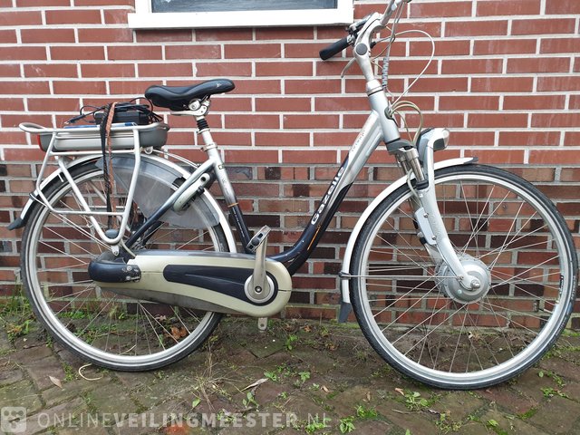 Electric Women&#39;s bicycle, Battery poor Gazelle, Innergy, Frame size 46cm, 8 speed, / Chrome » Onlineauctionmaster.com