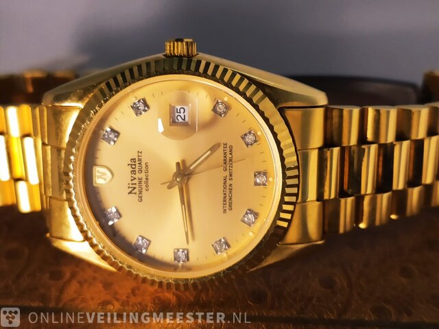 Diamanten horloge heren best sale