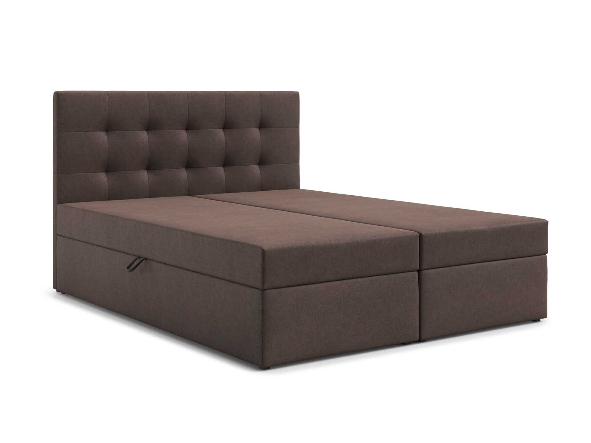 Boxspring bed met opbergfunctie, 140×200, Bruin, 2025