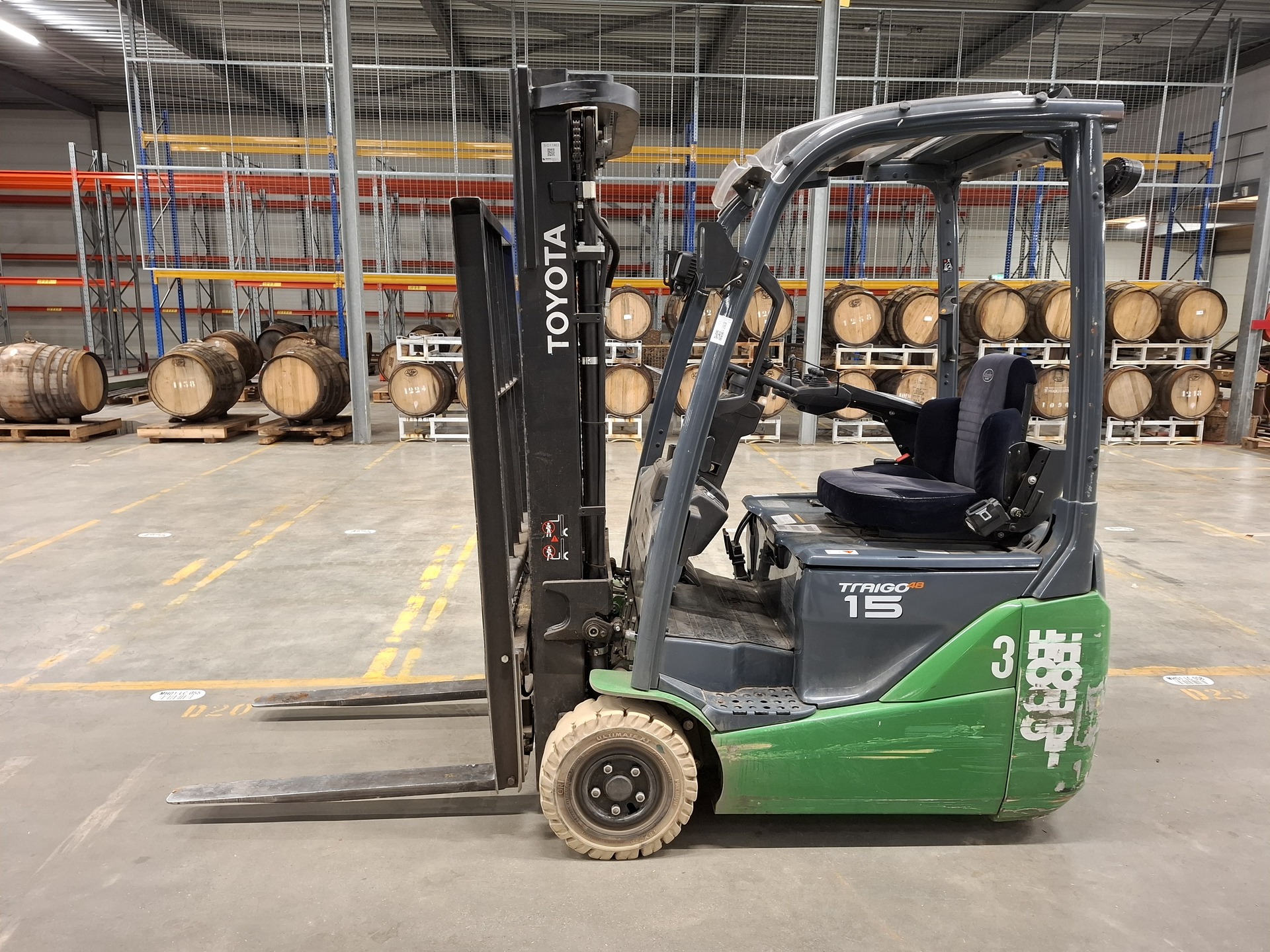 Elektrische vorkheftruck, Toyota, Traigo 48 15