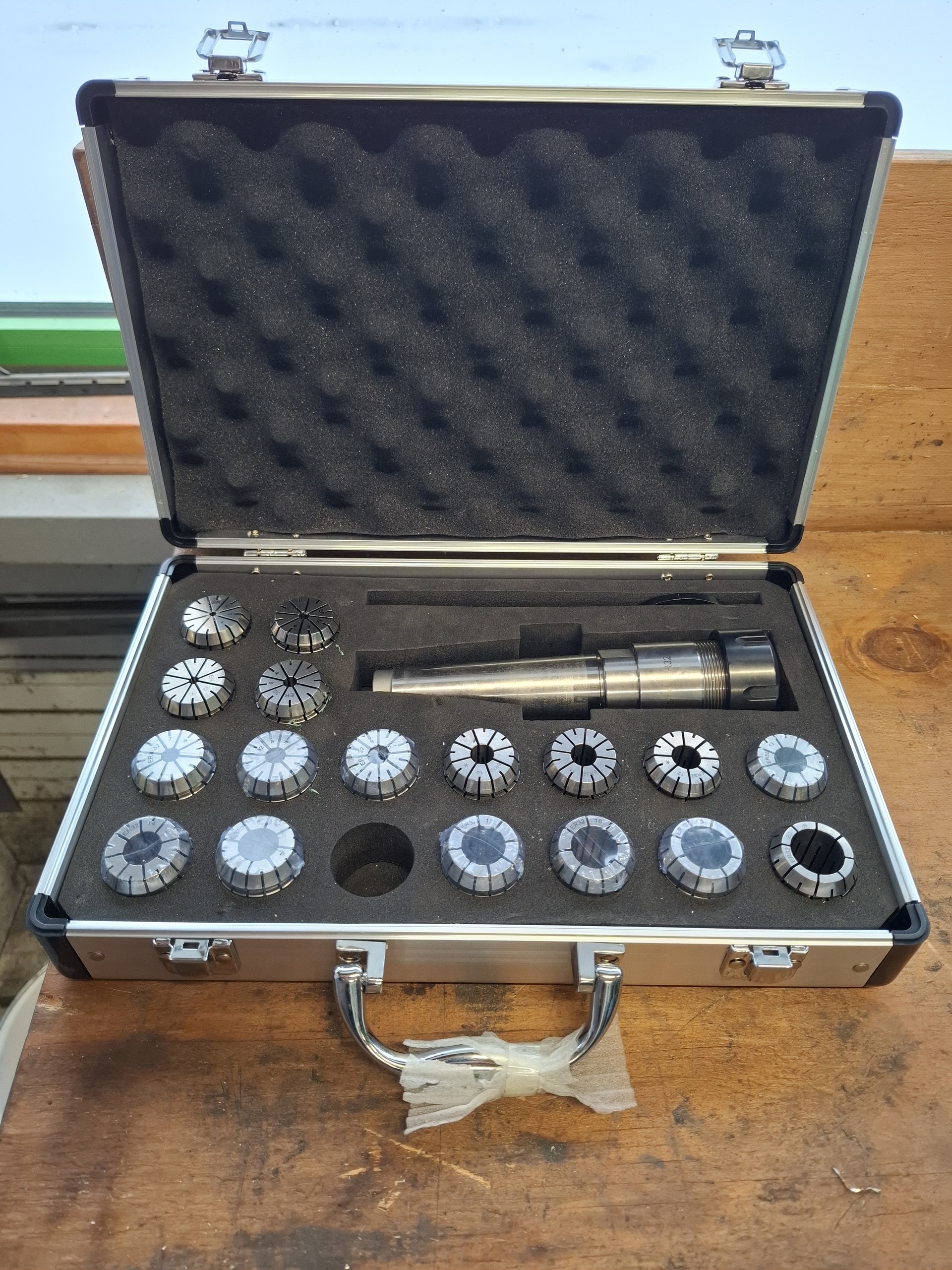 Spantangenset met houder