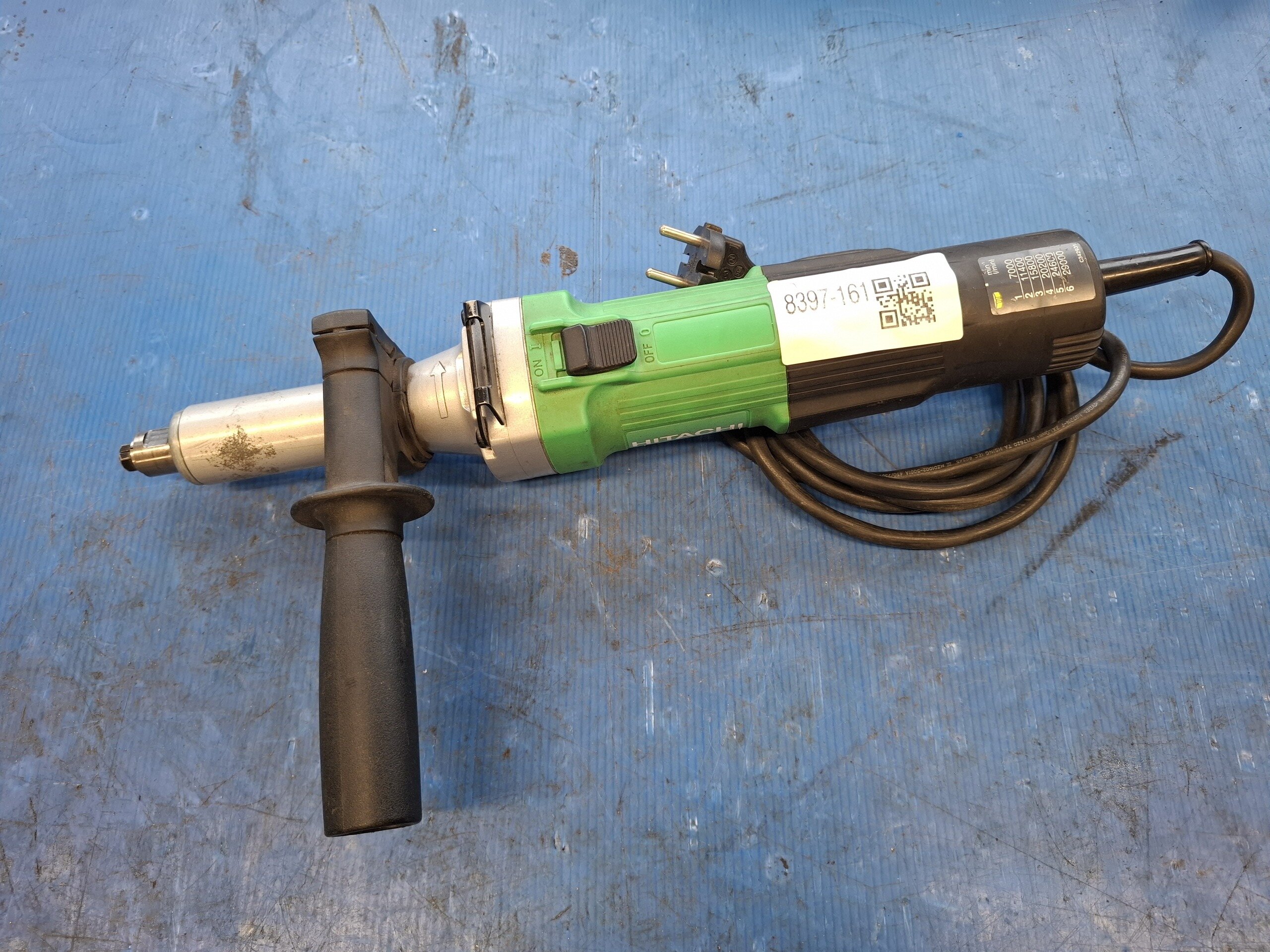 Rechte slijper Hitachi, GP3V, bouwjaar 2015