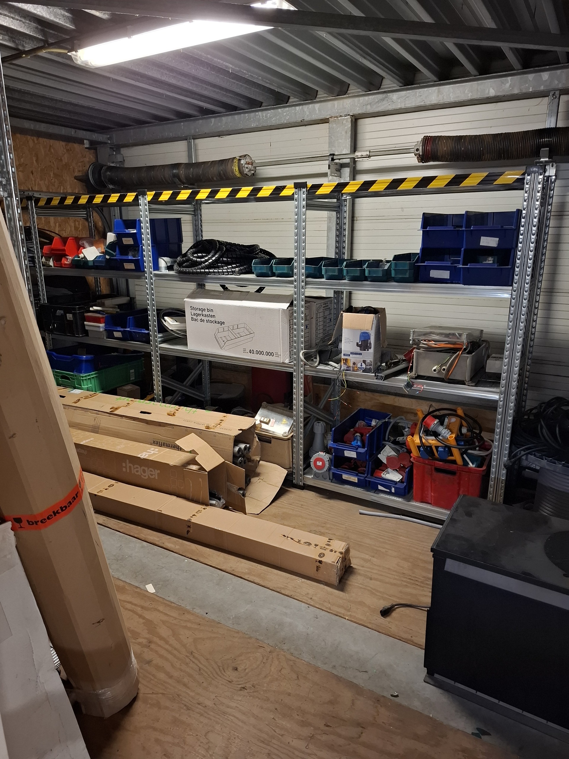 Inhoud onderdelen magazijn