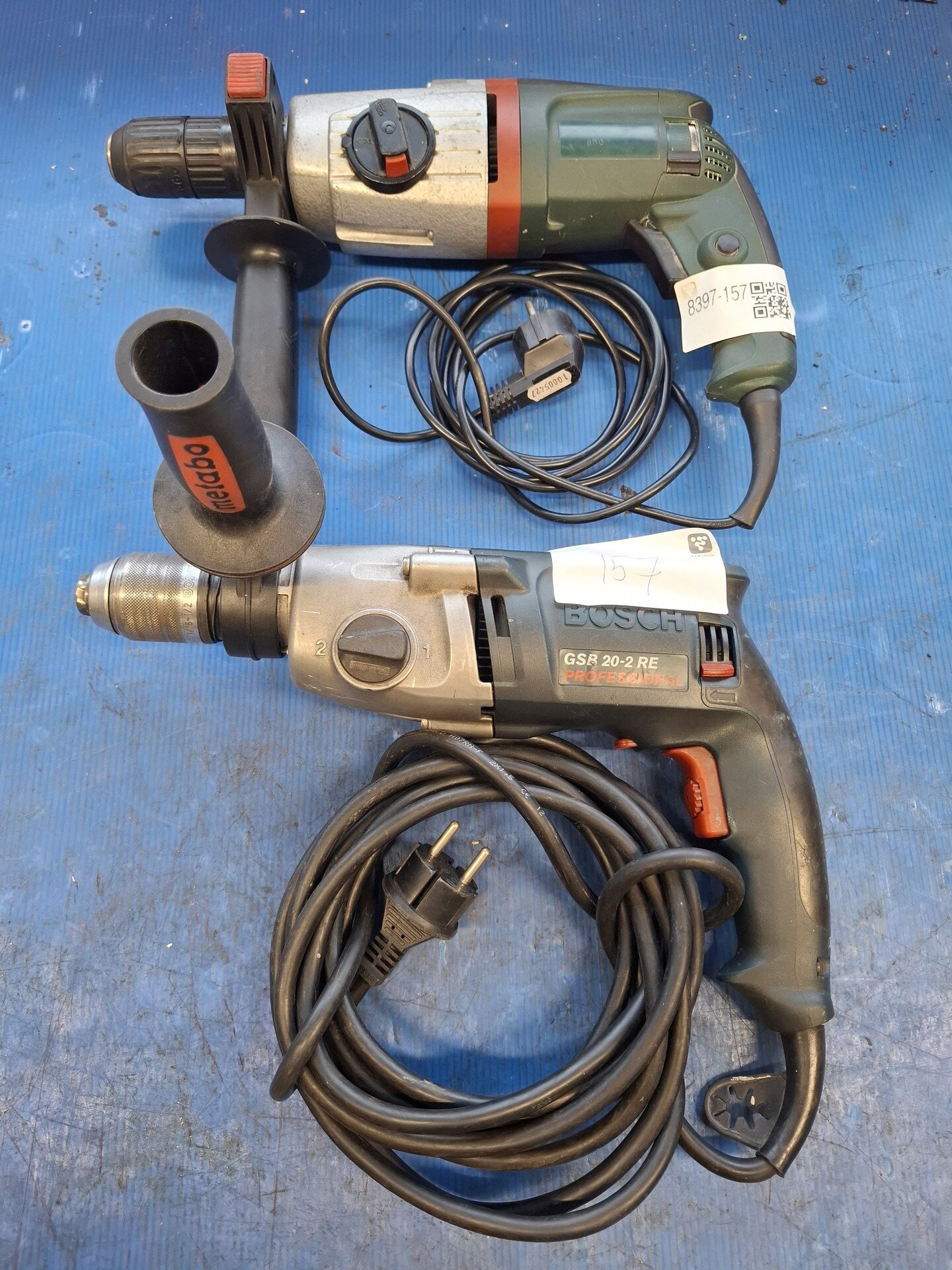 2x Boorhamer, Metabo En Bosch, GSB 20-2RE