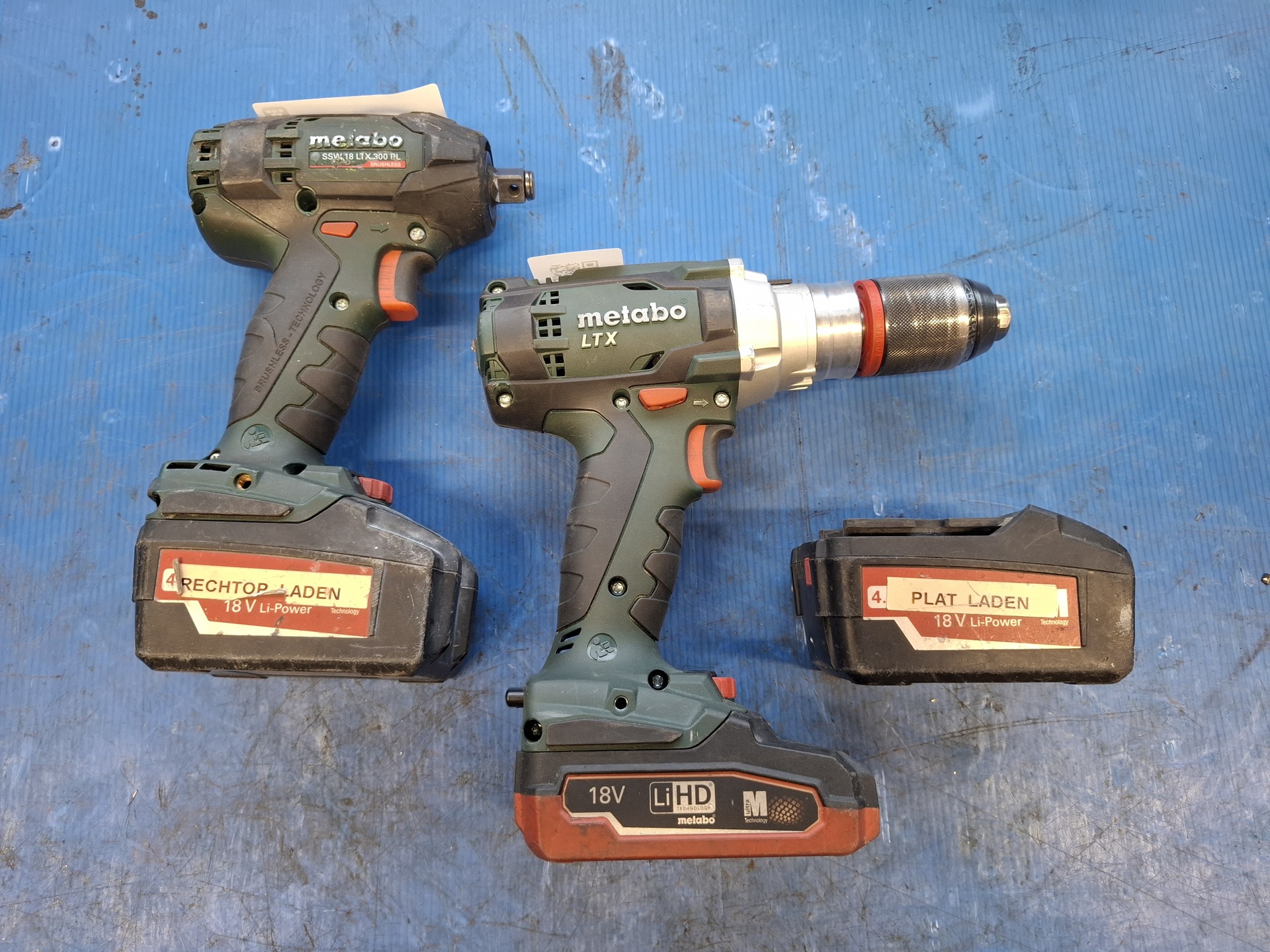 Boormachine en Slagmoeraanzetter Metabo, LTX en SSW18LTX 300BL