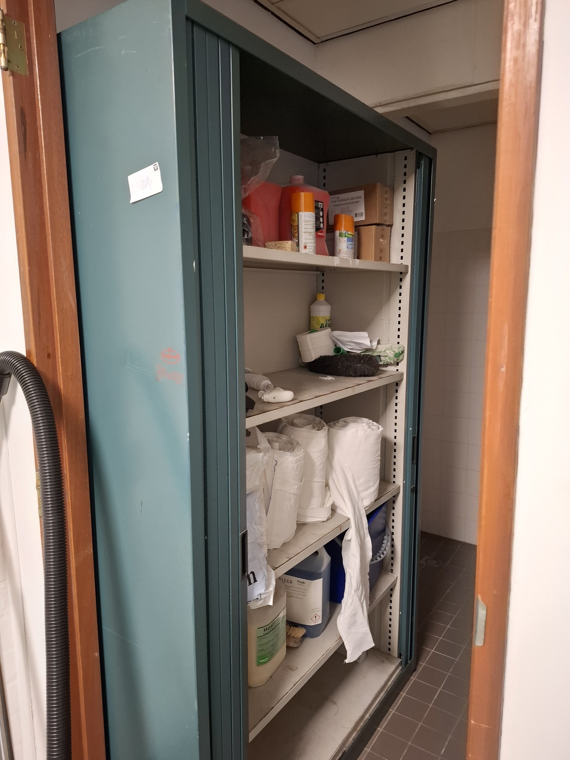 Lameldeurkast excl. inhoud