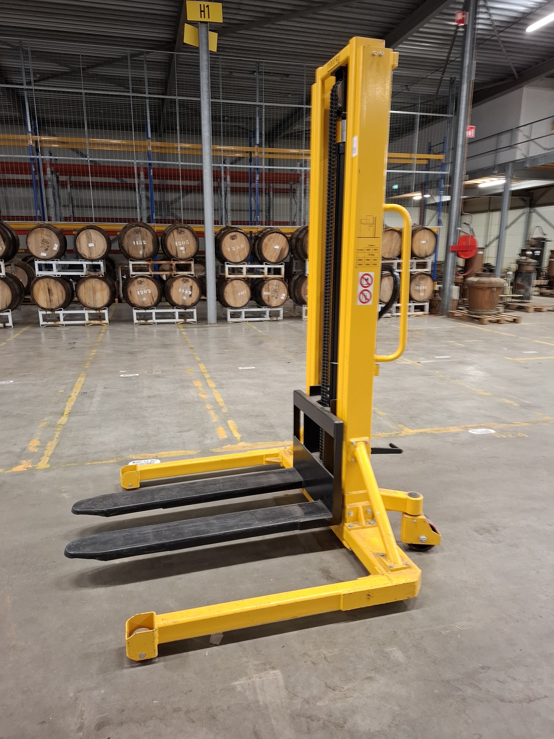 Handmatige hydraulische stapelaar Stakker, SLR M0012, bouwjaar 2019