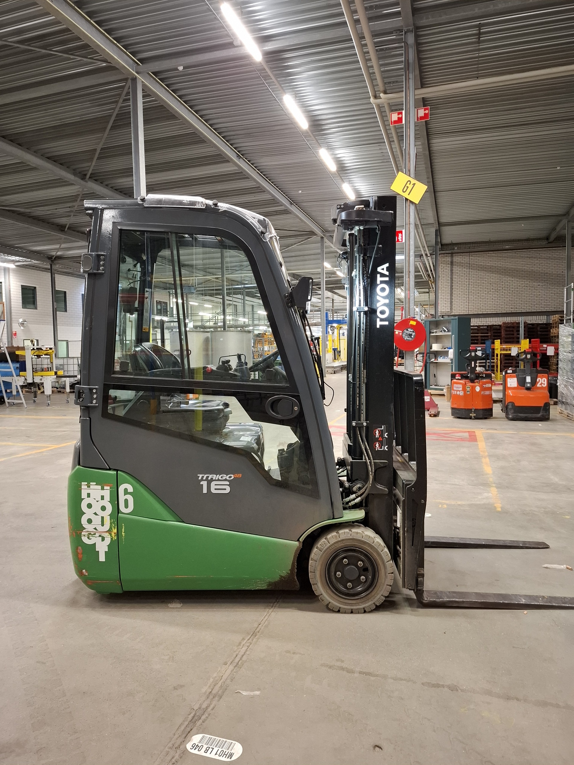 Elektrische vorkheftruck, Toyota, Triago 48 16