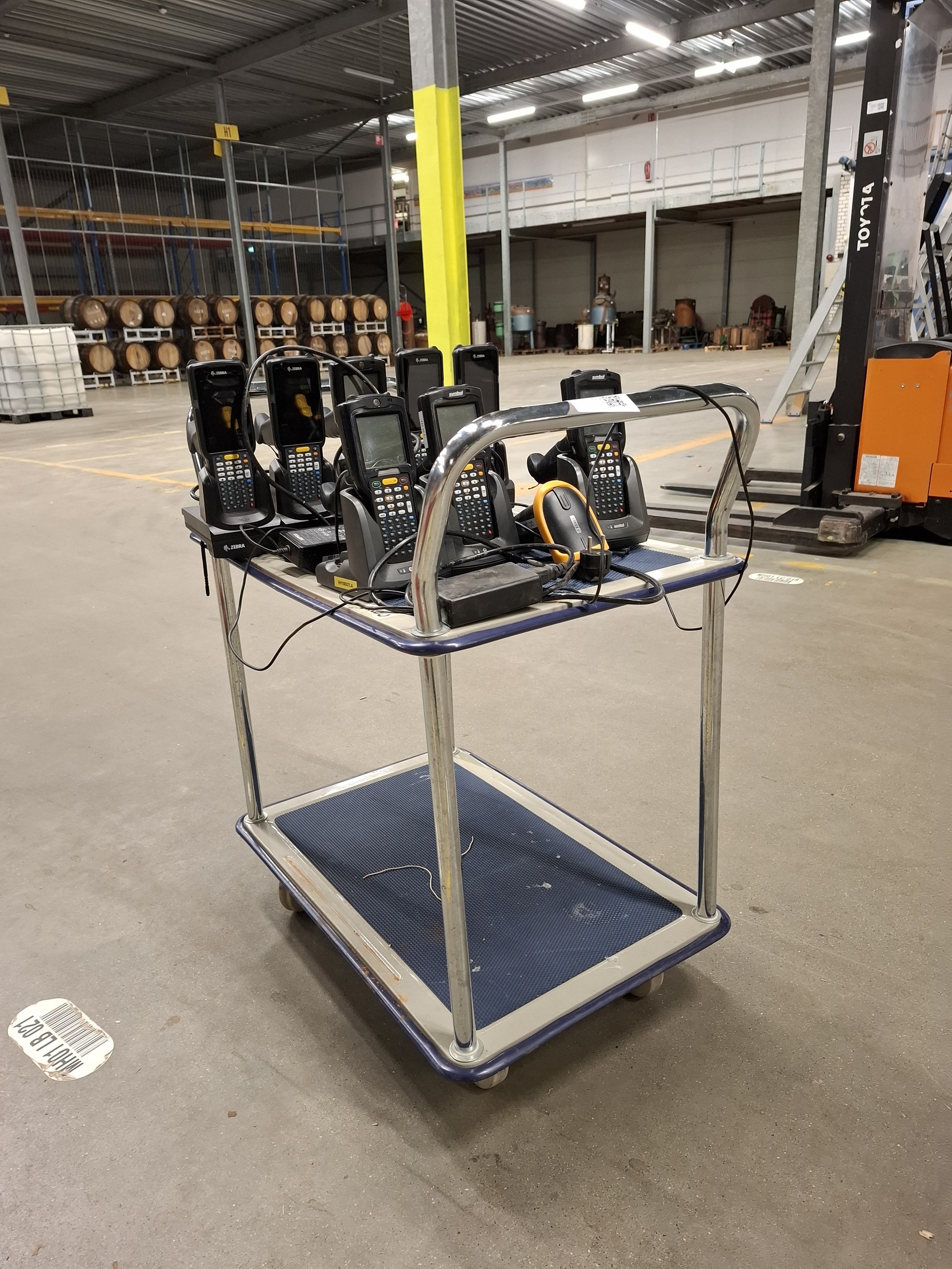 7x Handscanner Zebra en Symbol, o.a. MC330L