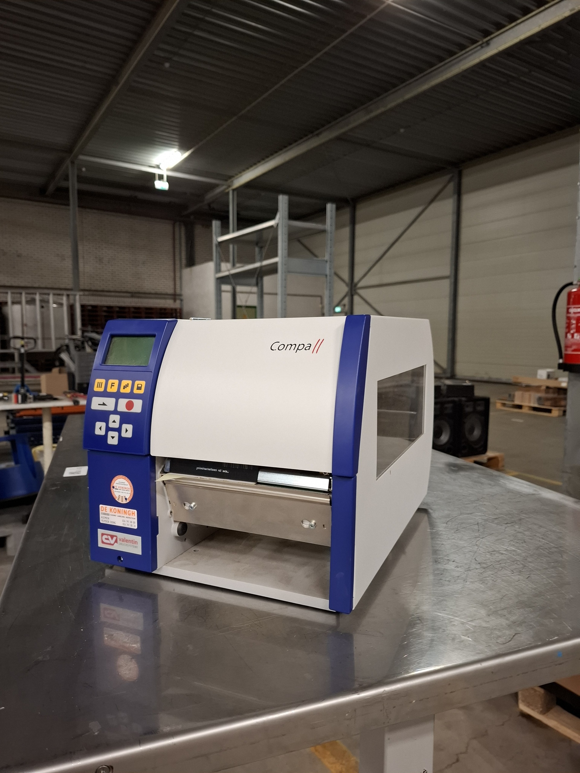 Industriële thermische labelprinter Carl Valentin Compa II