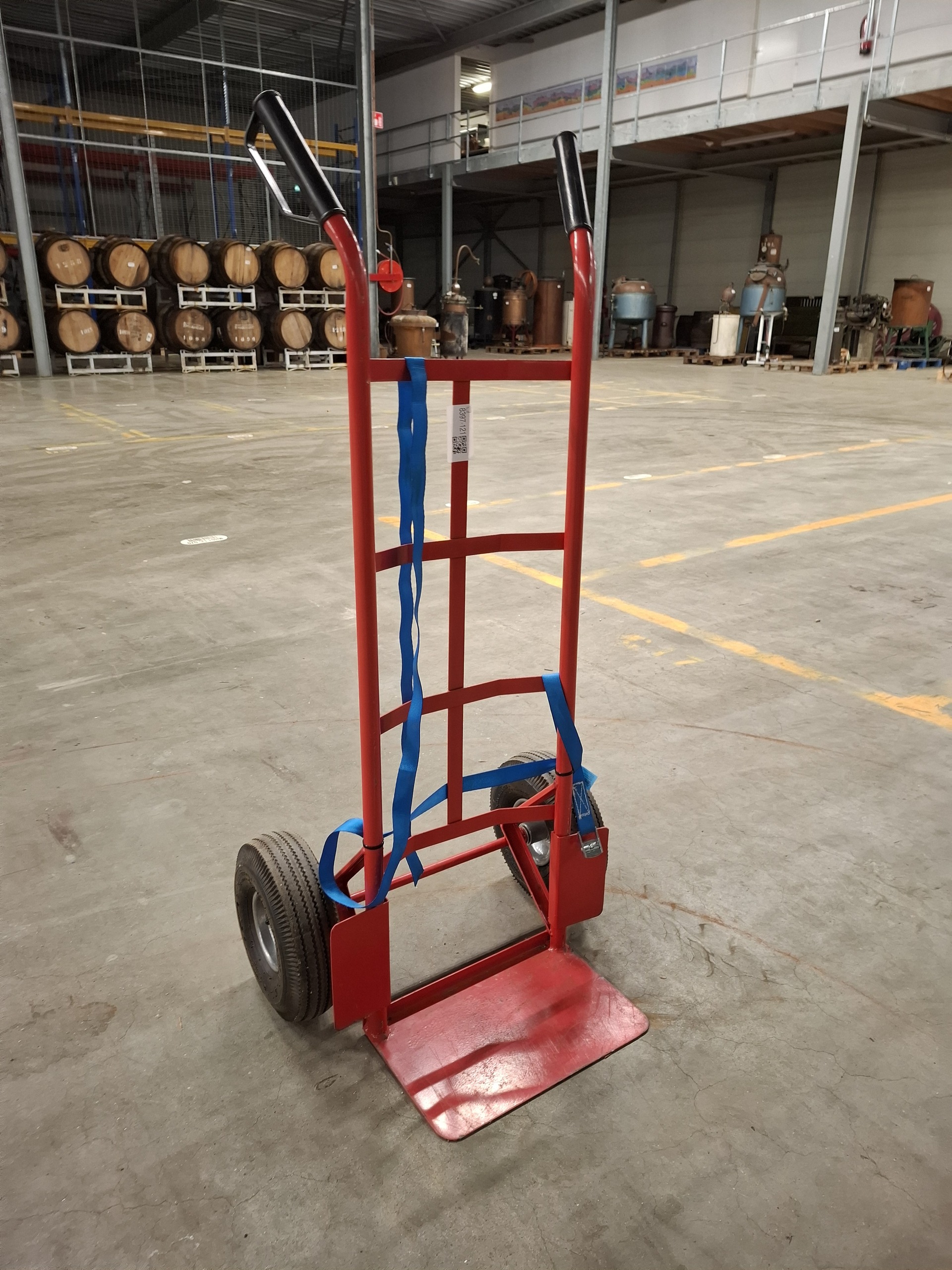 Steekwagen op luchtbanden