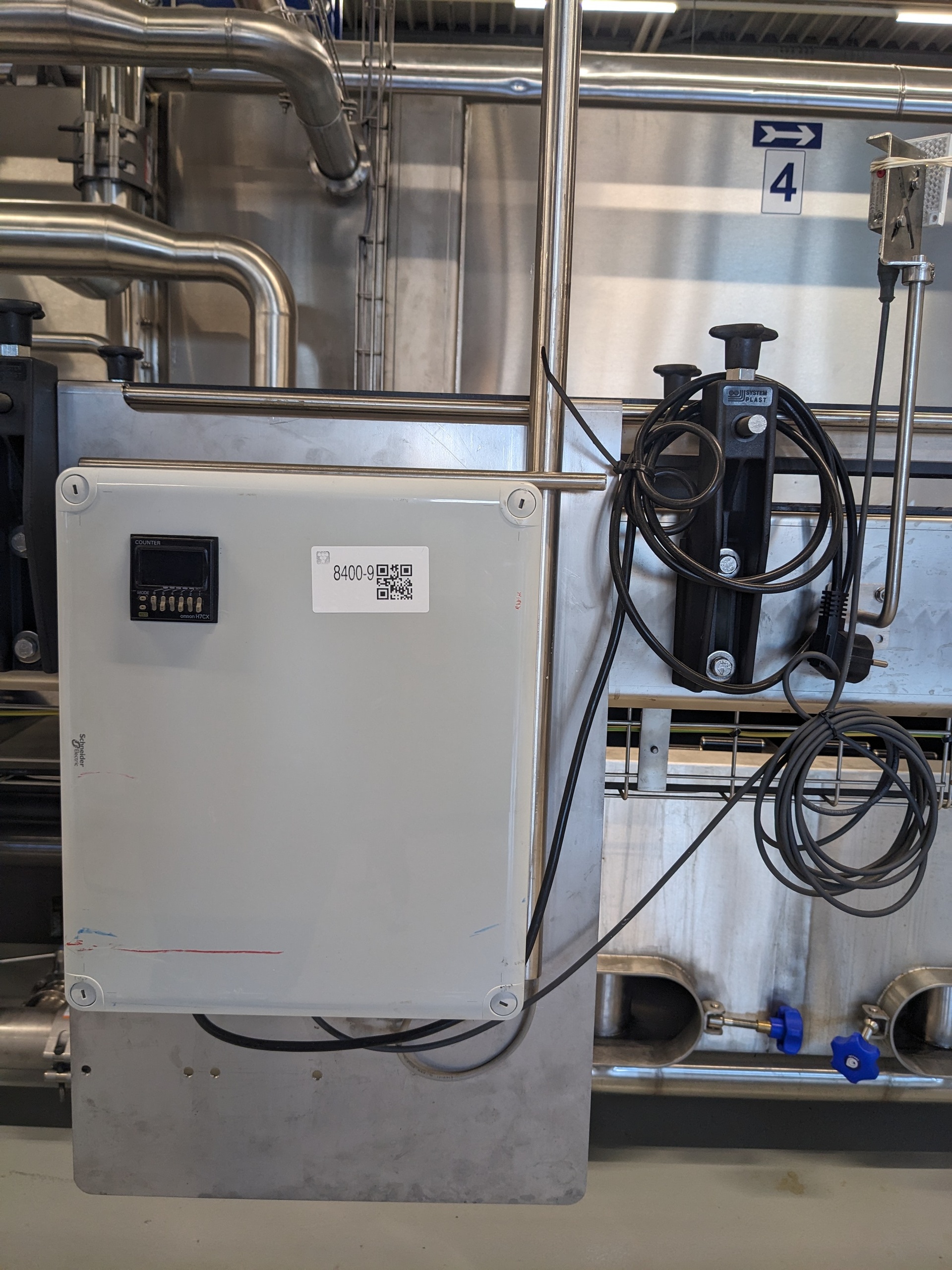 Elektronische flessenteller, Probis , wit, 2022