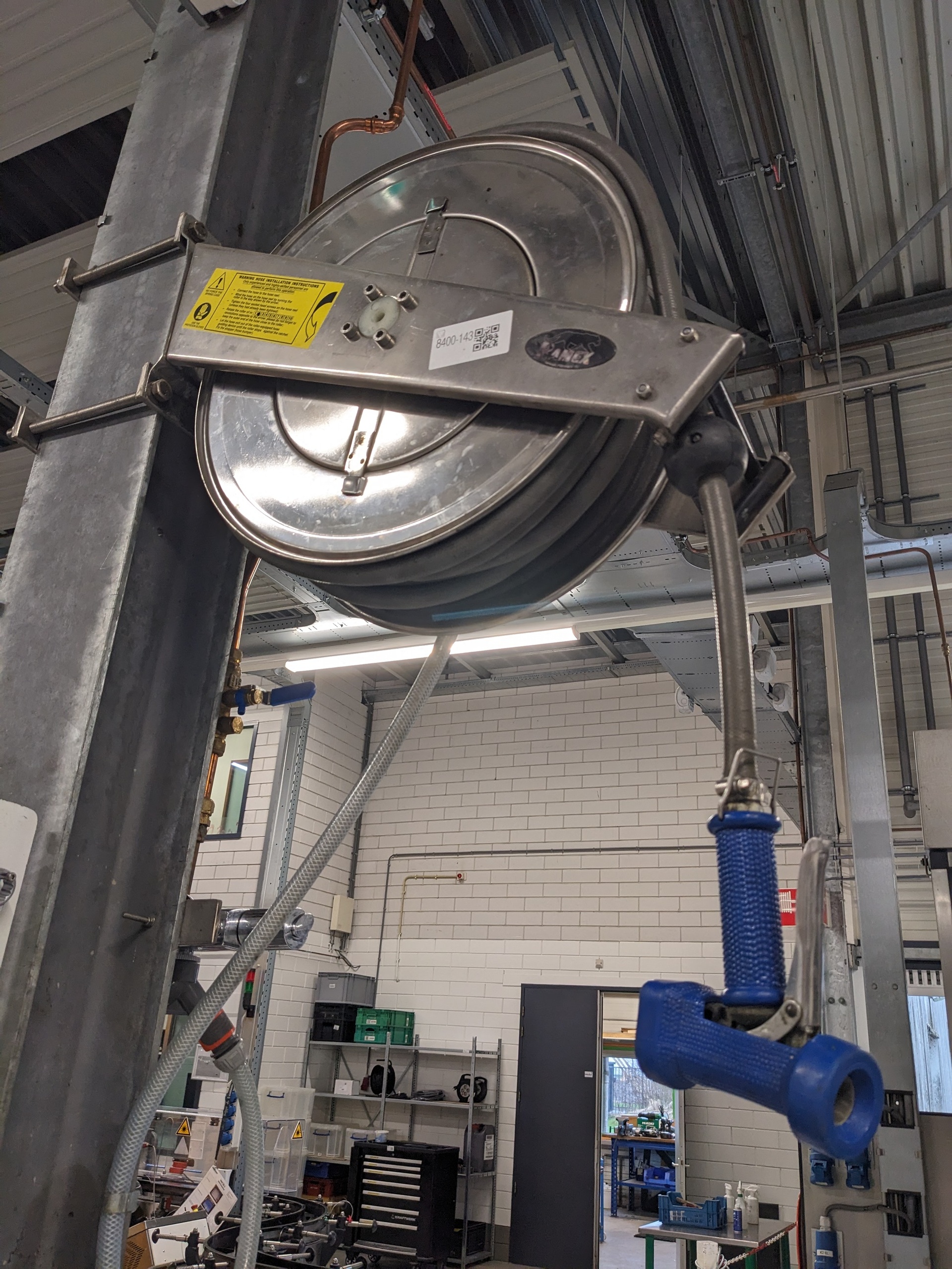 Waterslang haspel 15m, Ramex