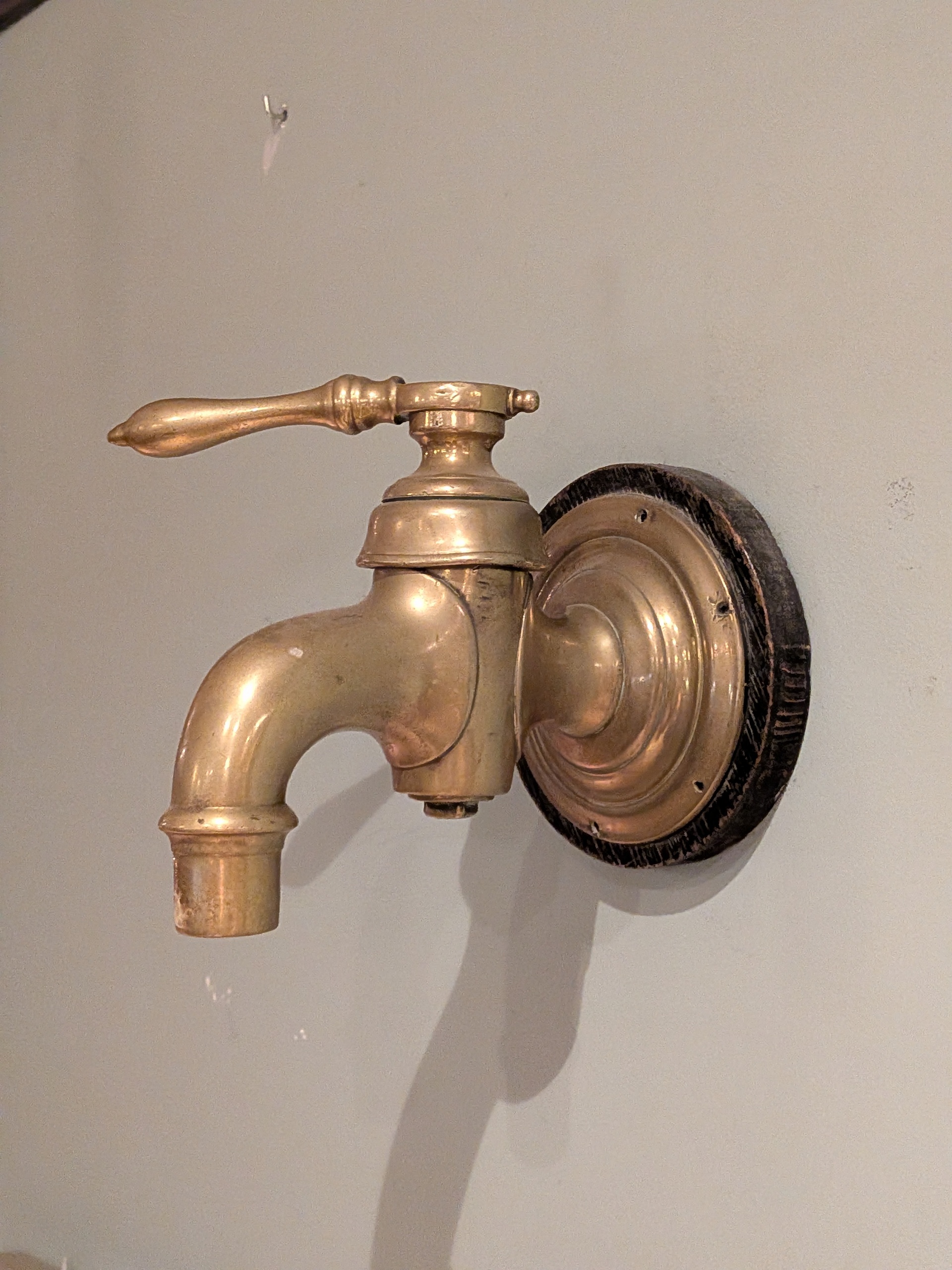 Messing wandkraan
