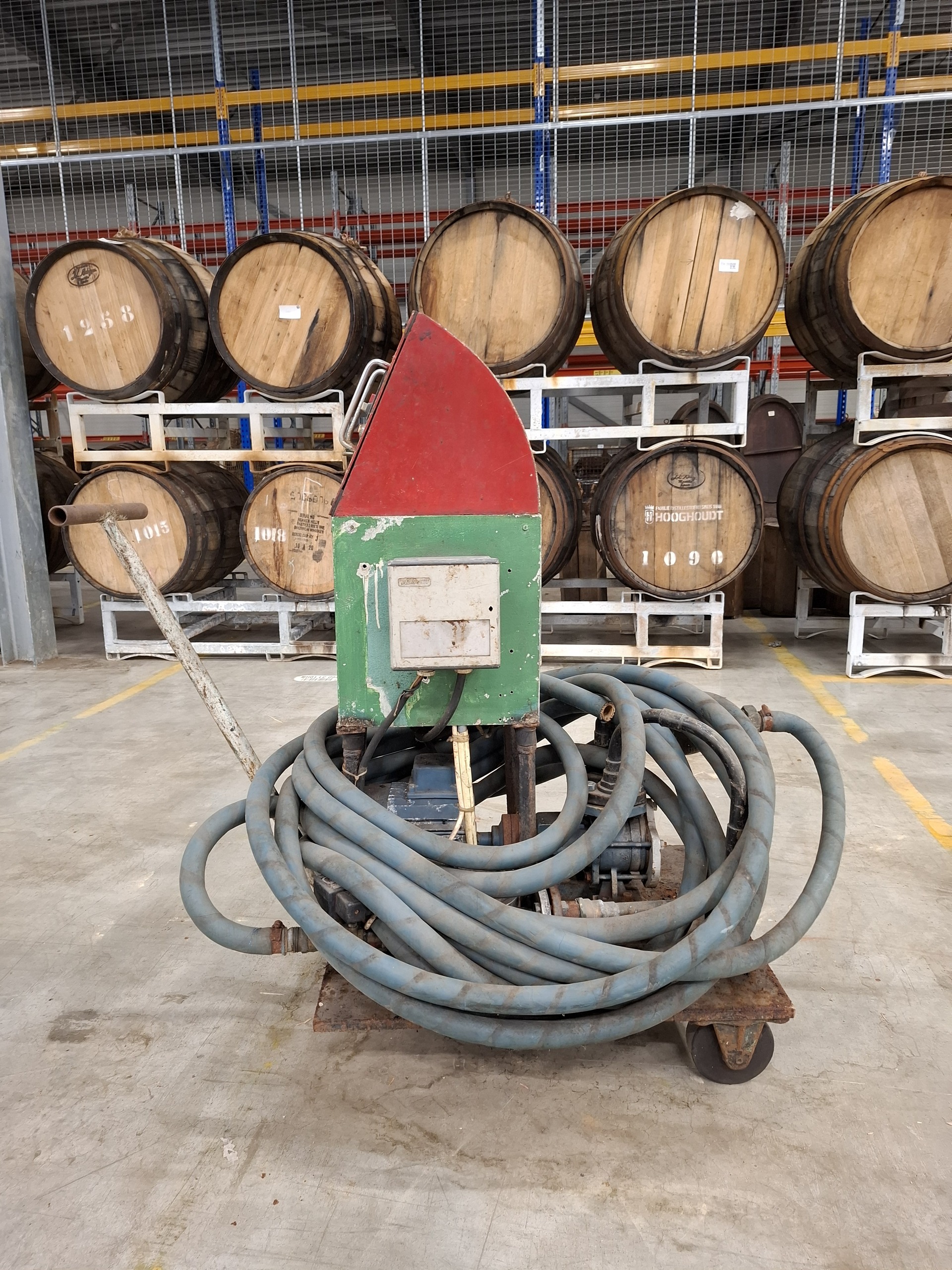 Nostalgische tellerpomp Meterfabriek Dordrecht, PEM 25