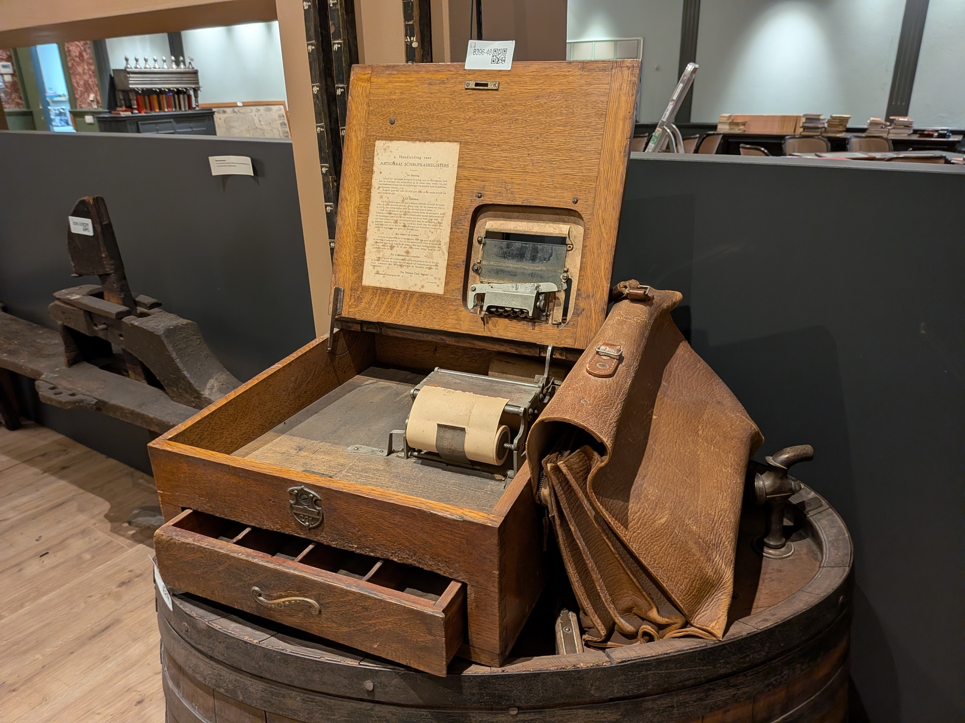 Antieke kassa Nationaal schrijfkasregisters