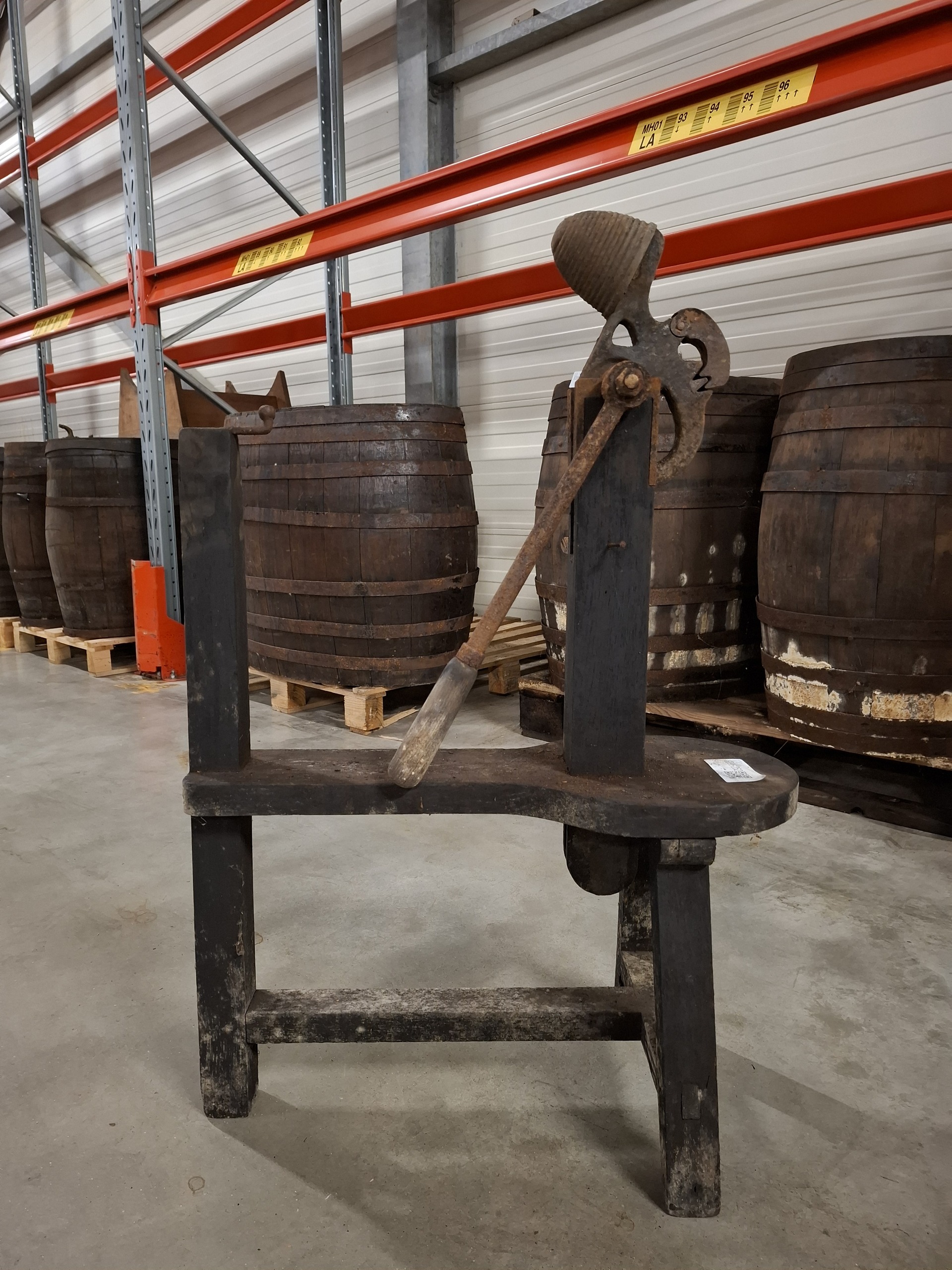 Antieke bewerkingsmachine