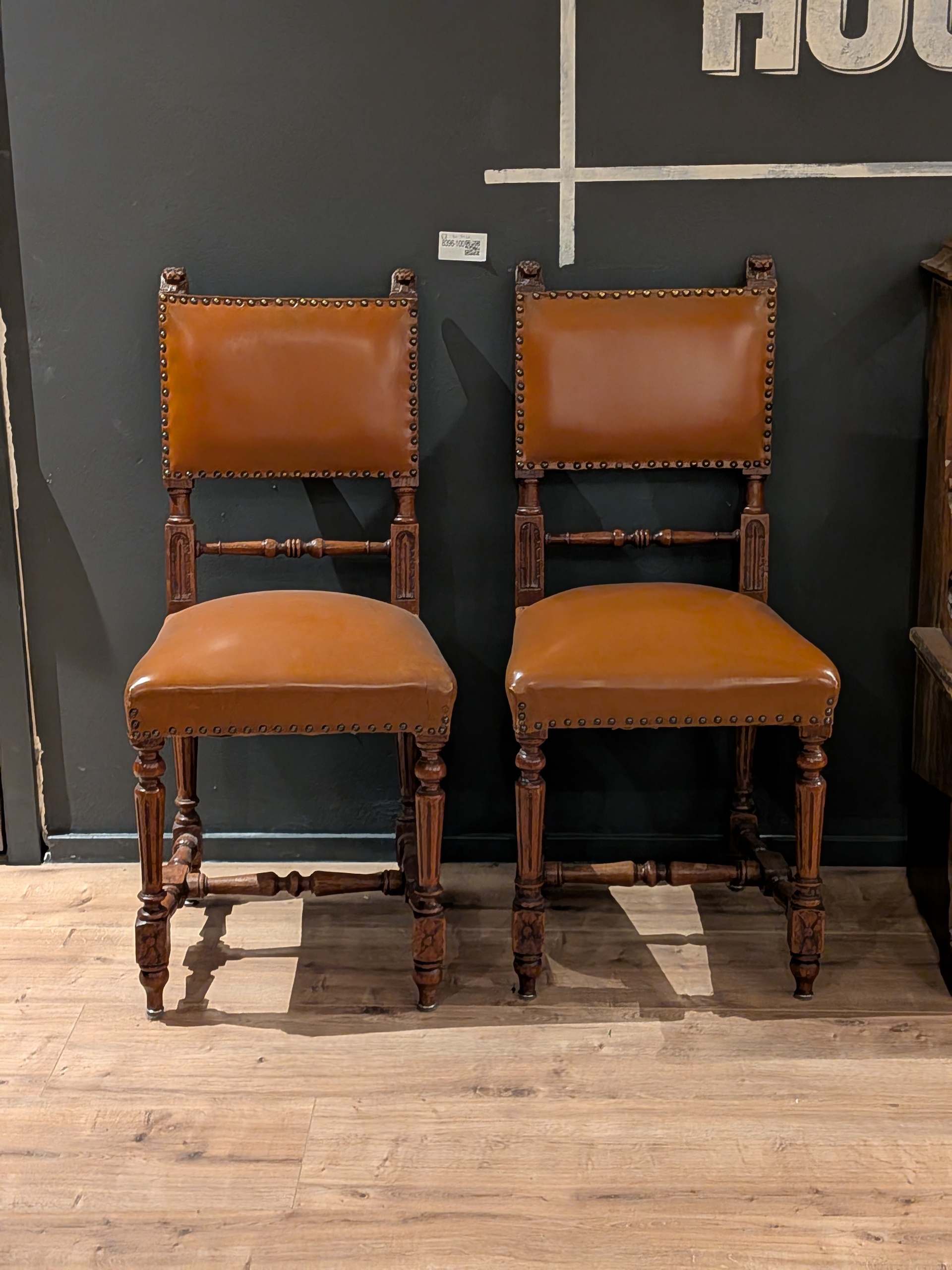 2x Nostalgische eetkamerstoel