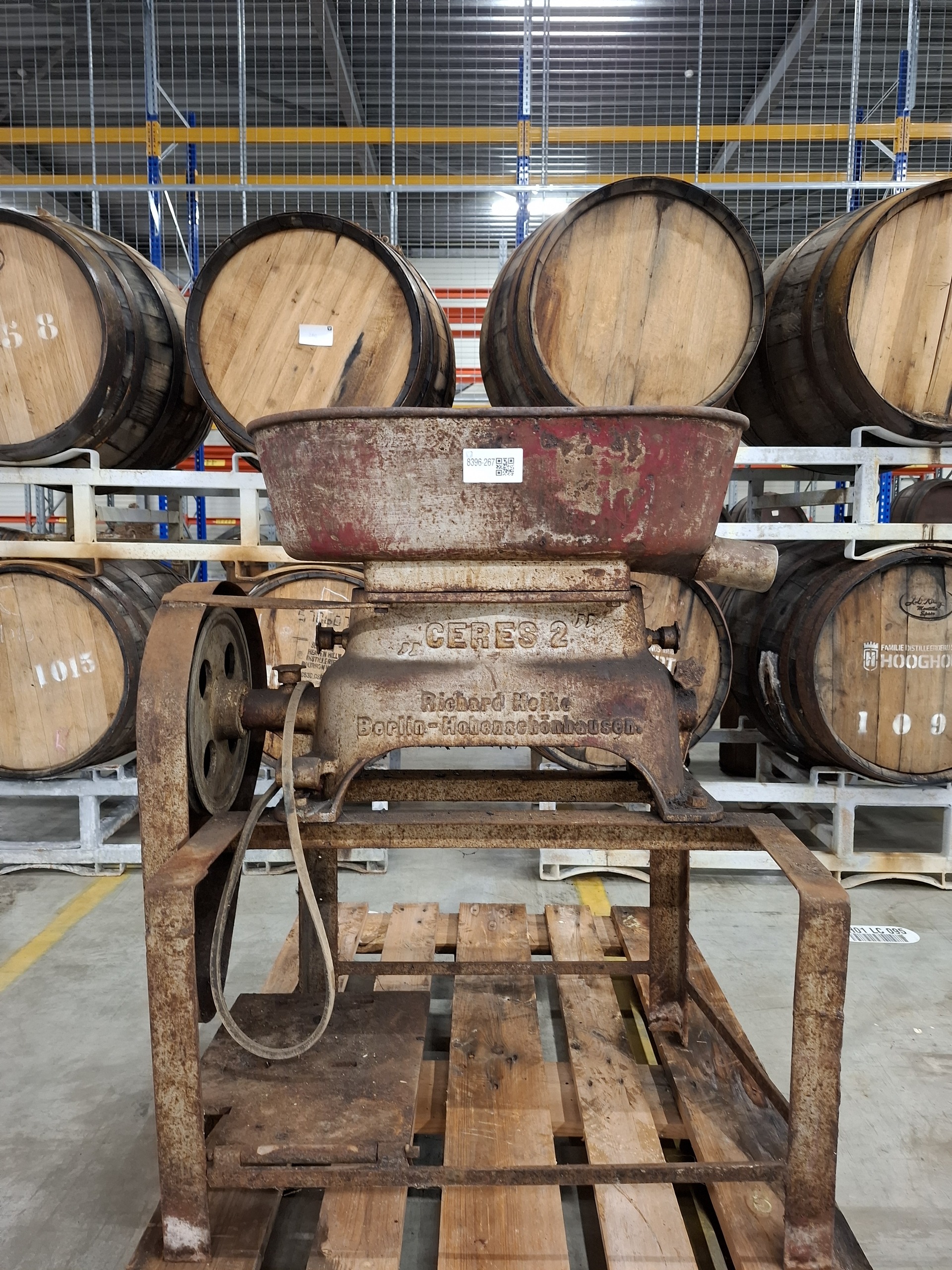 Oud industrieel verwerkingsapparaat Richard Heike Berlin-Hohenschönhau