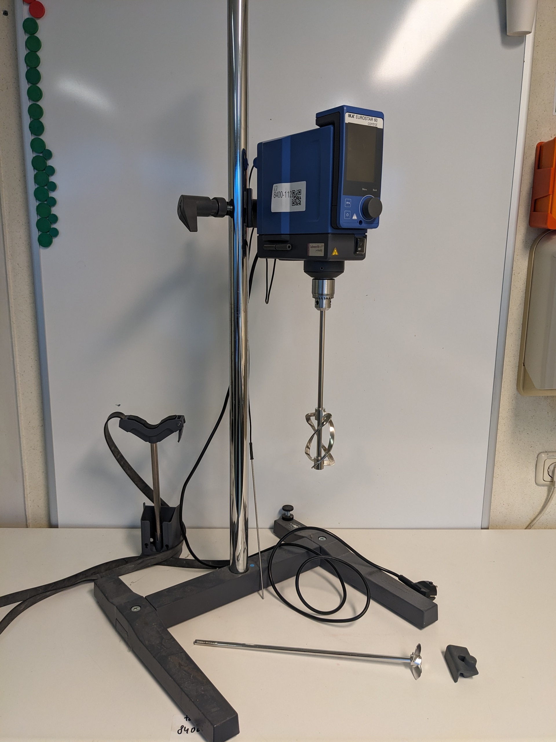 Laboratorium mixer, IKA, Eurostar 60 control, blauw